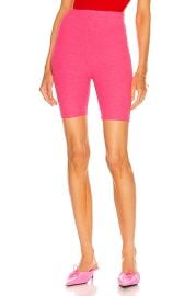 Beyond Yoga Spacedye High Waisted Biker Short in Electric Pink Heather  FWRD at Forward