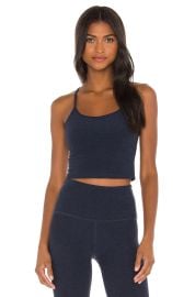 Beyond Yoga Spacedye Slim Racerback Tank In Nocturnal Navy at Revolve