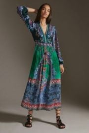 Bhanuni by Jyoti Patterned Maxi Dress at Anthropologie