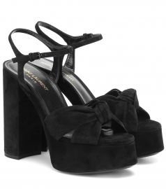 Bianca 125 suede platform sandals at Mytheresa