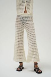 Bianca Crochet Pant - Natural LNA Clothing at LNA