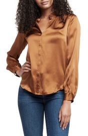 Bianca Silk Satin Blouse at Nordstrom