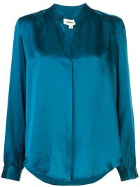 Bianca loose-fit silk shirt at Farfetch