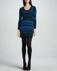 Bias Plaid Dress by M Missoni at Neiman Marcus