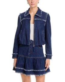 Bicolor Fringe Indria Jacket at Bloomingdales