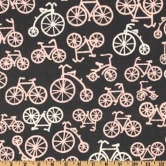 Bicycle print fabric  by Michael Miller at Amazon