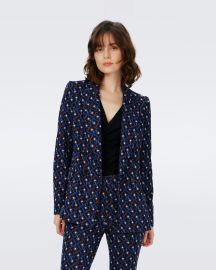 Bien Knit Jacquard Blazer Diane von Furstenberg at Diane von Furstenberg