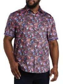 Big  Tall  Robert Graham Gervais Sport Shirt   at DXL