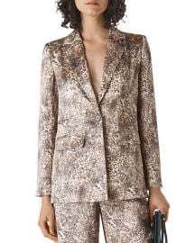 Big Cat Printed-Satin Blazer at Bloomingdales