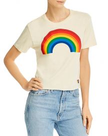 Big Rainbow Graphic Boyfriend Tee at Bloomingdales