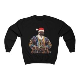 Biggie Clause - Unisex Crewneck Sweatshirt Temple amp Kardy39s Store at Temple and Kardy