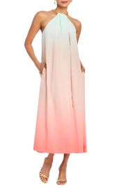 Bijou Halter Dress in Coastal Ombre Over The Moon at Over The Moon