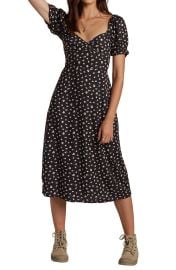 Billabong Love Letters Floral Midi Dress at Nordstrom