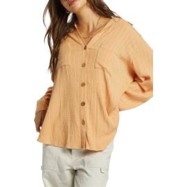 Billabong Swell Gauze Button-Up Shirt at Nordstrom