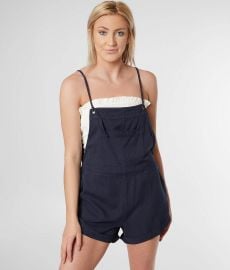 Billabong Wild Pursuit Overall Short - Womens RompersJumpsuits in Ink  Buckle at Buckle