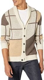 Billy Reid Men39s Frames Jacquard Cardigan at  Mens Clothing store at Amazon