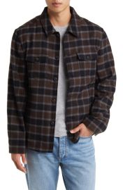 Billy Reid Mo Plaid Wool Blend Shirt Jacket at Nordstrom