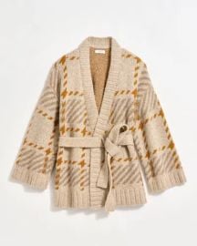 Billy Reid Plaid Wrap Cardigan at Nordstrom