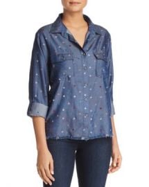 Billy T Heart Print Button-Down Chambray Shirt Women - Bloomingdale s at Bloomingdales