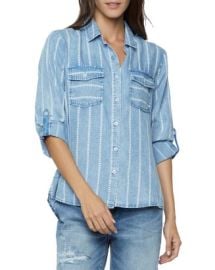 Billy T Striped Heart Utility Shirt   Bloomingdales at Bloomingdales