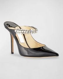 Bing Patent Crystal-Strap High-Heel Pumps at Neiman Marcus