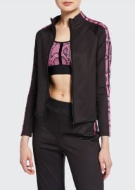 Bionic Linear Python Track Jacket at Bergdorf Goodman