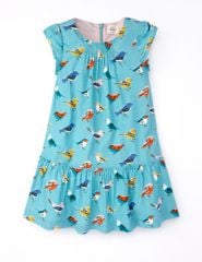 Bird print dress at Boden