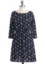 Bird print dress at Modcloth at Modcloth