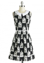 Birdcage print dress at ModCloth at Modcloth