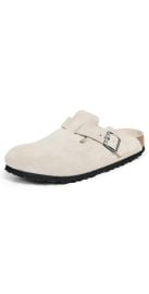 Birkenstock Boston Soft Footbed Clogs Oyster 38 at Shopbop