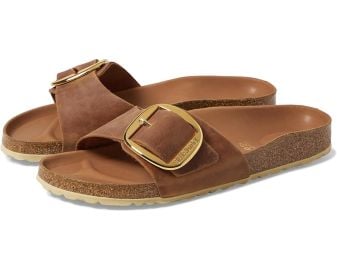 Birkenstock Madrid Big Buckle Sandals at Zappos