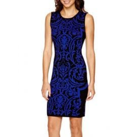 Bisou Bisou Sleeveless bodycon sweater dress at JC Penney