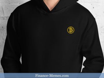 Bitcoin Embroidered Hoodie Unisex Crypto Hoodie Bitcoin - at Etsy