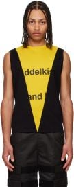 Black & Yellow Buddelkiste Tank at ssense