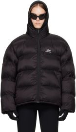 Black 3b Sports Icon Puffer Jacket at ssense