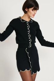 Black Collared Cupcake Cardigan - RachelAntonoffcom at Rachel Antonoff