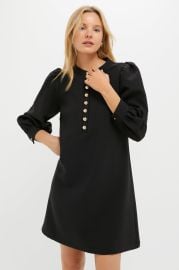 Black Crepe Samantha Dress at Tuckernuck