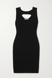 Black Cutout stretch-crepe dress  GIVENCHY  NET-A-PORTER at Net a Porter