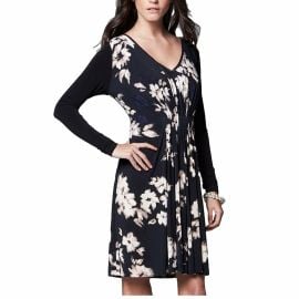 Black Floral Print Dress at Kohls