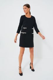 Black Francoise Mod Mini Dress Tuckernuck at Tuckernuck