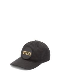 Black GG-jacquard cotton-canvas baseball cap  Gucci  FASHION US at Matches