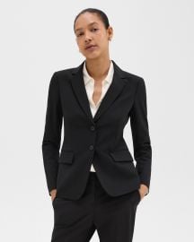 Black Good Wool Carissa Blazer at Theory