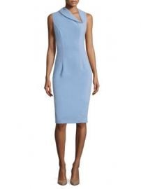 Black Halo - Blaze Solid Sheath Dress at Saks Fifth Avenue