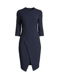 Black Halo - Kofi Aysmmetrical Sheath Dress at Saks Fifth Avenue