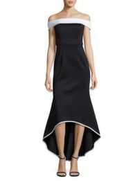 Black Halo - Leta Off-the Shoulder Gown at Saks Fifth Avenue