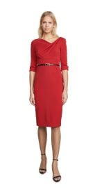 Black Halo 3/4 Sleeve Jackie O Dress at Shopbop