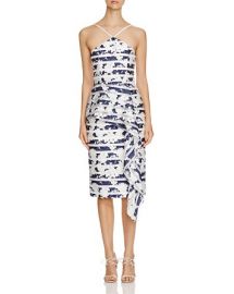 Black Halo Blythe Printed Midi Dress - 100 Bloomingdaleand039s Exclusive at Bloomingdales