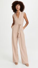 Black Halo Brittan Jumpsuit in Desert Sand at Shopbop