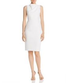 Black Halo Corrine Draped Sheath Dress - 100  Exclusive Women - Bloomingdale s at Bloomingdales