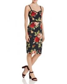 Black Halo Daria Floral-Print Dress at Bloomingdales